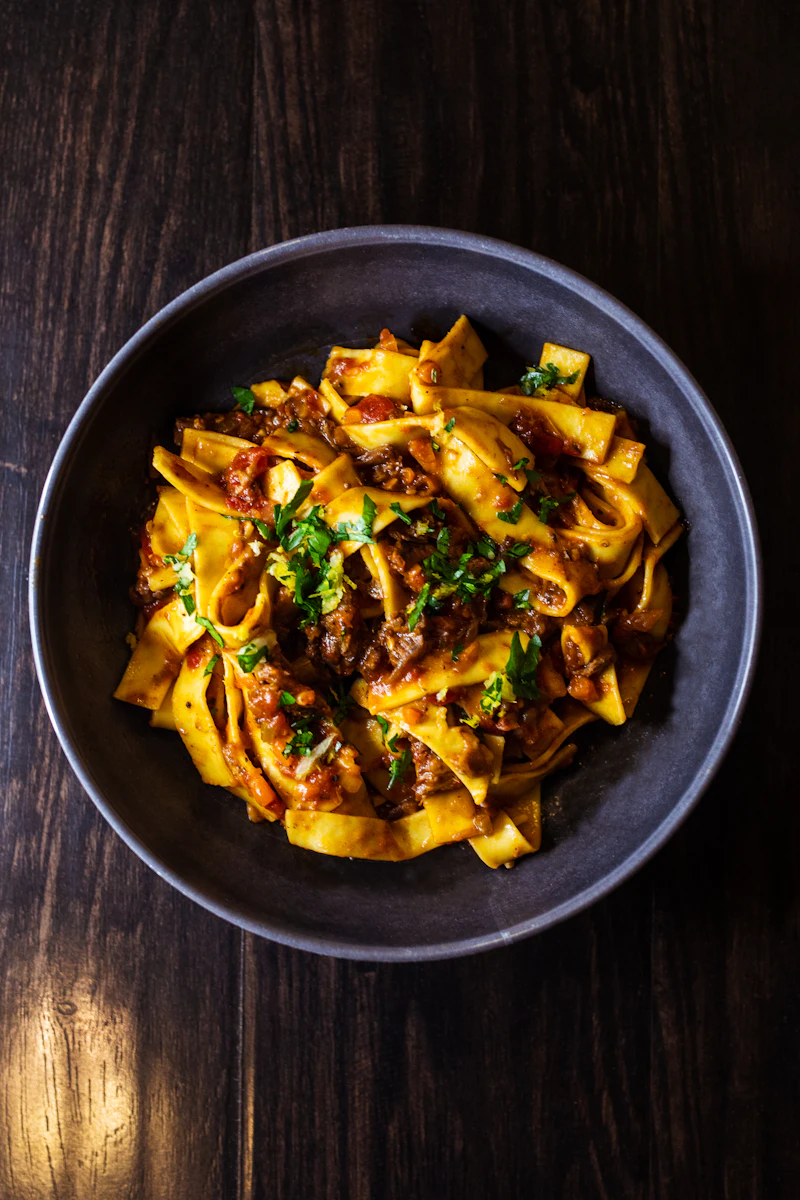 Pappardelle al ragù
